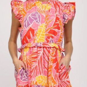 Tropical Mini Dress